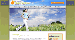 Desktop Screenshot of calallergy.com